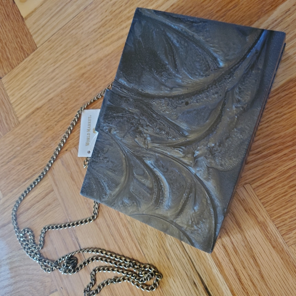 Marbled Resin Purse